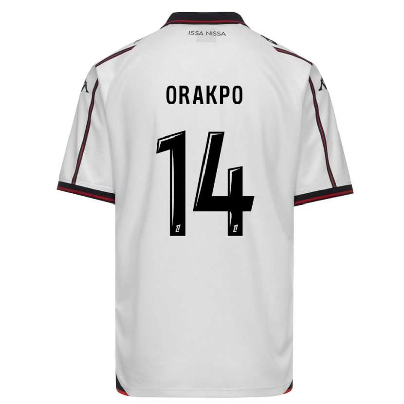 Danxen Femme Maillot Victor Orakpo #14 Noir Blanc Tenues Extérieur 2026/27 T-Shirt