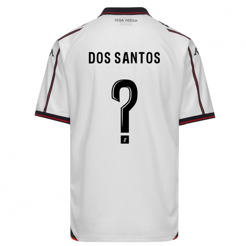 Danxen Femme Maillot Jeyzi Dos Santos #0 Noir Blanc Tenues Extérieur 2026/27 T-Shirt