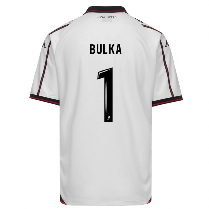 Danxen Femme Maillot Marcin Bulka #1 Noir Blanc Tenues Extérieur 2026/27 T-Shirt