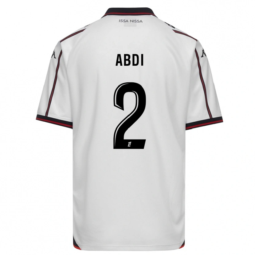 Danxen Femme Maillot Ali Abdi #2 Noir Blanc Tenues Extérieur 2026/27 T-Shirt