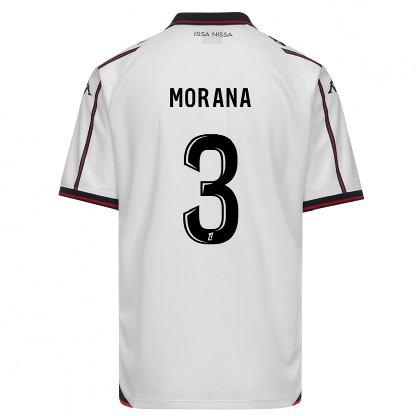 Danxen Femme Maillot Djelan Morana #3 Noir Blanc Tenues Extérieur 2026/27 T-Shirt