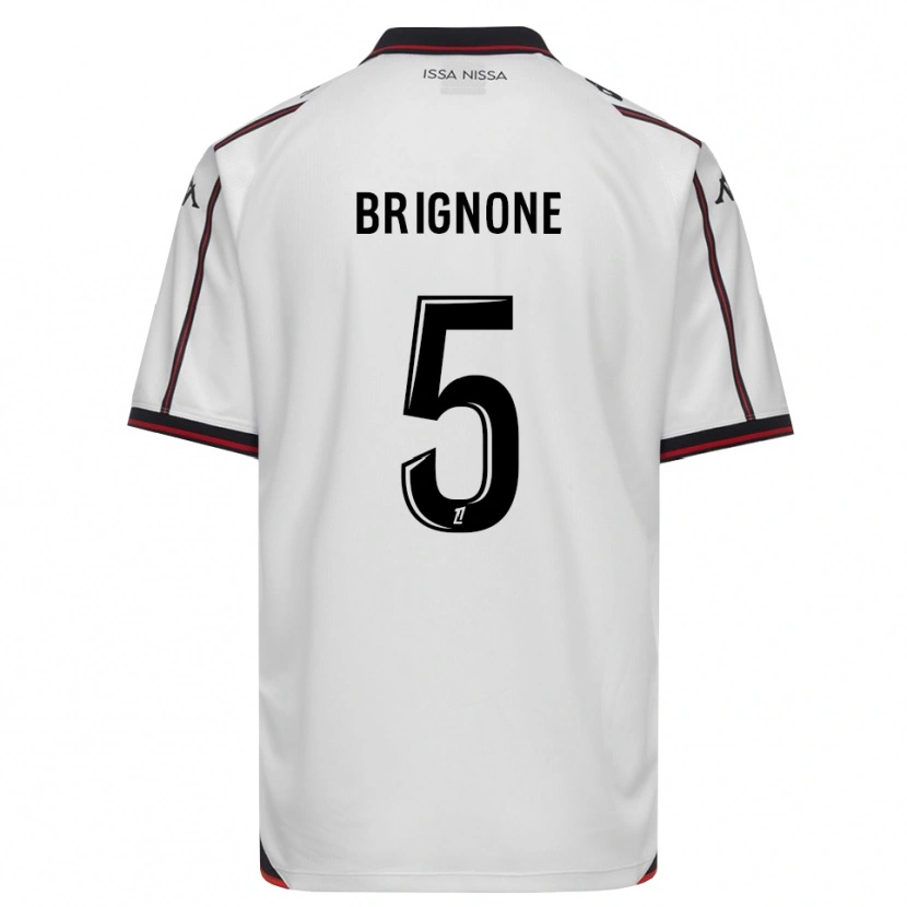 Danxen Femme Maillot Kenzo Brignone #5 Noir Blanc Tenues Extérieur 2026/27 T-Shirt