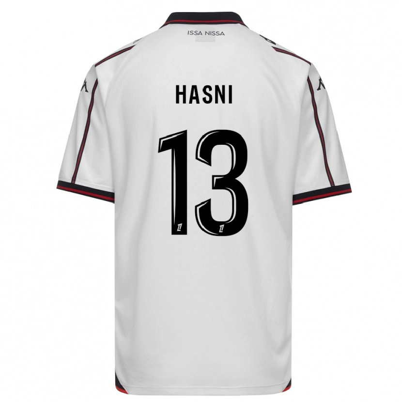 Danxen Femme Maillot Zinedine Hasni #13 Noir Blanc Tenues Extérieur 2026/27 T-Shirt