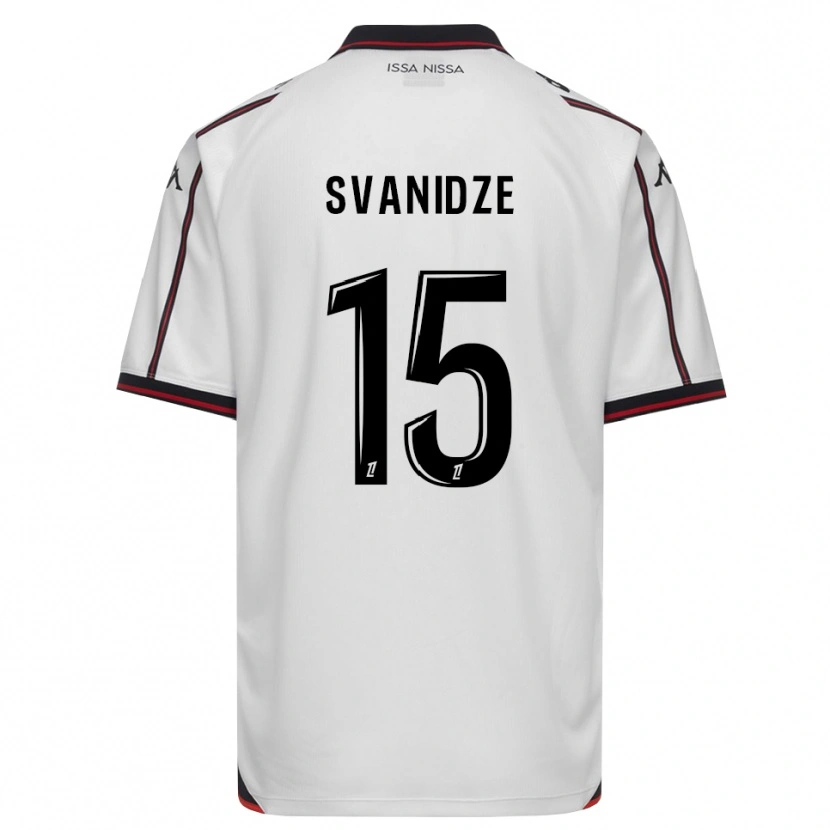 Danxen Femme Maillot Andria Svanidze #15 Noir Blanc Tenues Extérieur 2026/27 T-Shirt