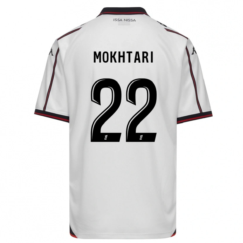 Danxen Femme Maillot Jade Mokhtari #22 Noir Blanc Tenues Extérieur 2026/27 T-Shirt