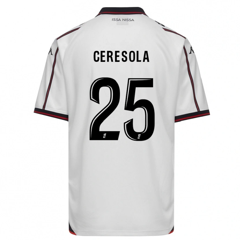 Danxen Femme Maillot Manon Ceresola #25 Noir Blanc Tenues Extérieur 2026/27 T-Shirt