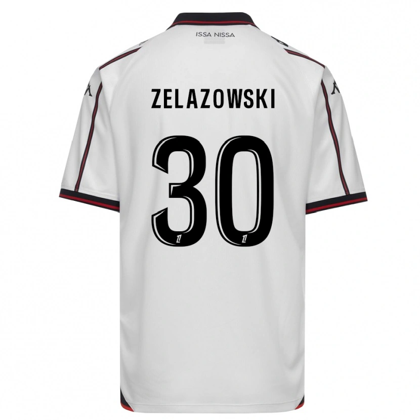Danxen Femme Maillot Bartosz Zelazowski #30 Noir Blanc Tenues Extérieur 2026/27 T-Shirt