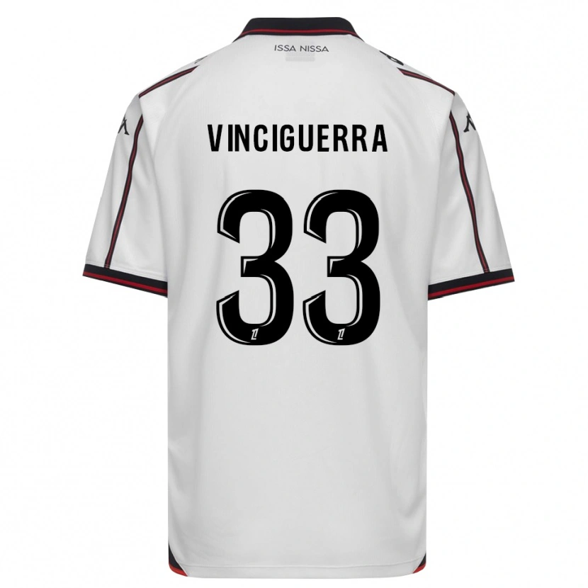 Danxen Femme Maillot Pauline Vinciguerra #33 Noir Blanc Tenues Extérieur 2026/27 T-Shirt