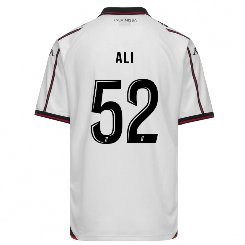 Danxen Femme Maillot Kéfren Ali #52 Noir Blanc Tenues Extérieur 2026/27 T-Shirt