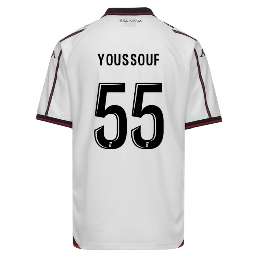 Danxen Femme Maillot Youssouf Ndayishimiye #55 Noir Blanc Tenues Extérieur 2026/27 T-Shirt