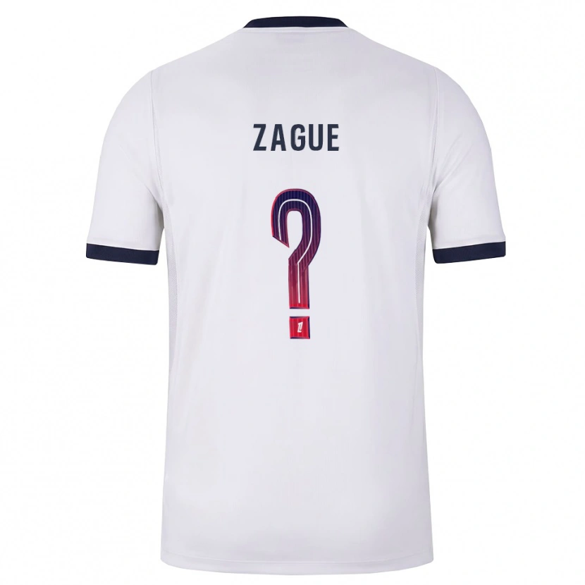 Danxen Femme Maillot Yoram Zague #0 Blanc Noir Rouge Tenues Extérieur 2026/27 T-Shirt