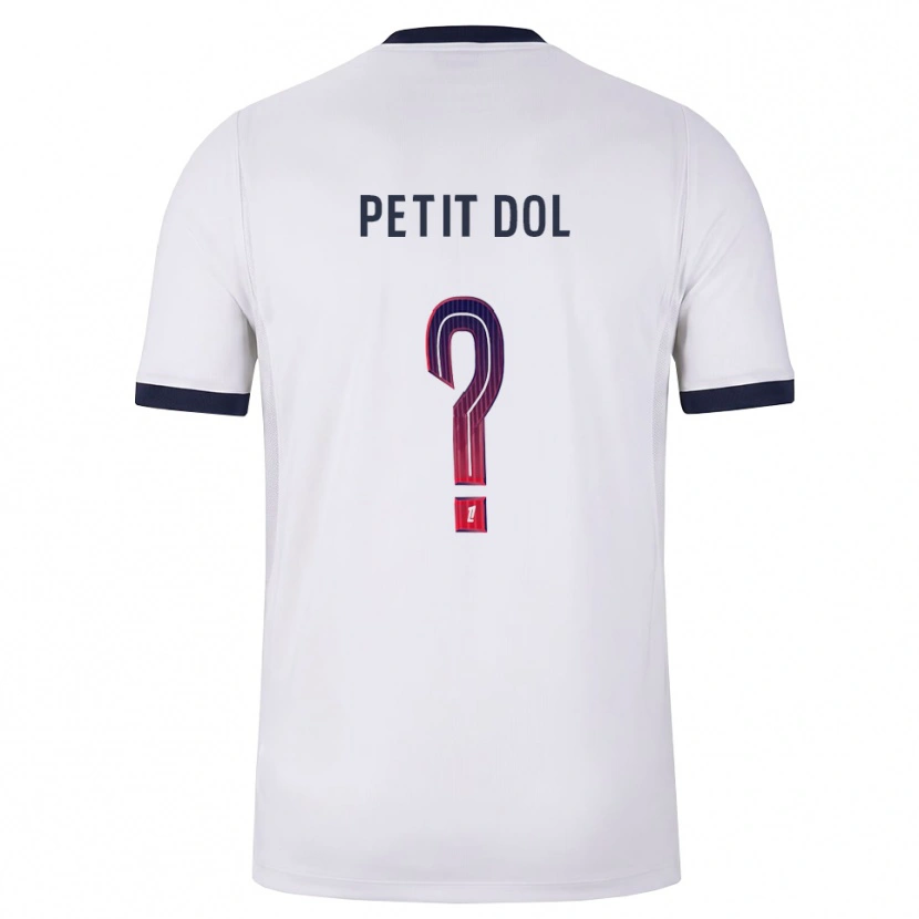 Danxen Femme Maillot Mathieu Petit Dol #0 Blanc Noir Rouge Tenues Extérieur 2026/27 T-Shirt