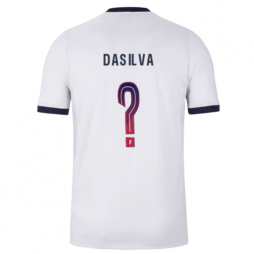 Danxen Femme Maillot Josué Dasilva #0 Blanc Noir Rouge Tenues Extérieur 2026/27 T-Shirt