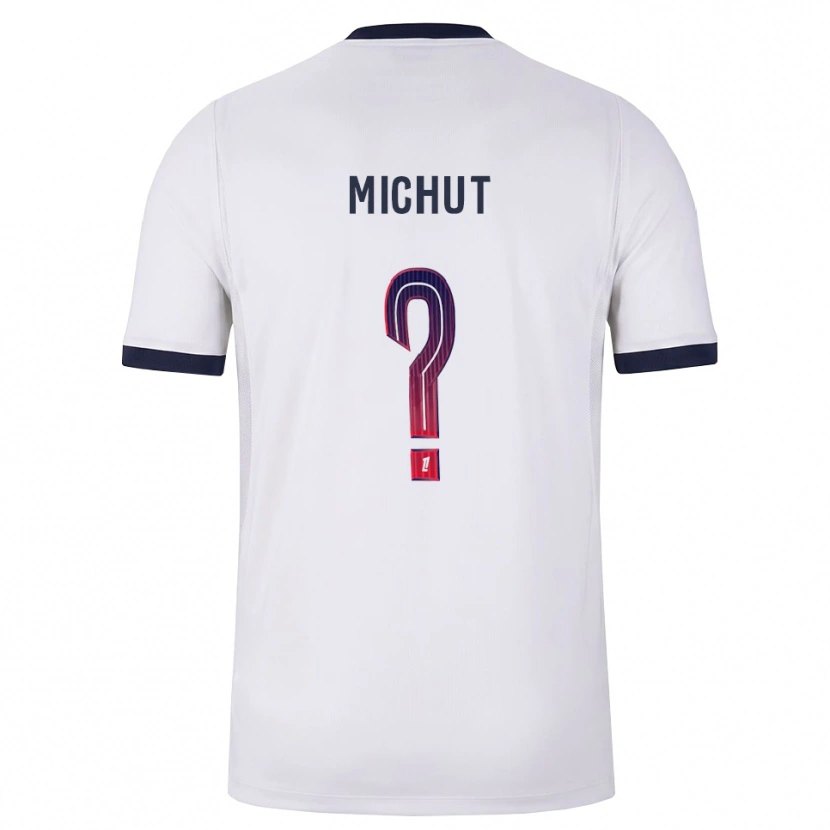 Danxen Femme Maillot Etienne Michut #0 Blanc Noir Rouge Tenues Extérieur 2026/27 T-Shirt