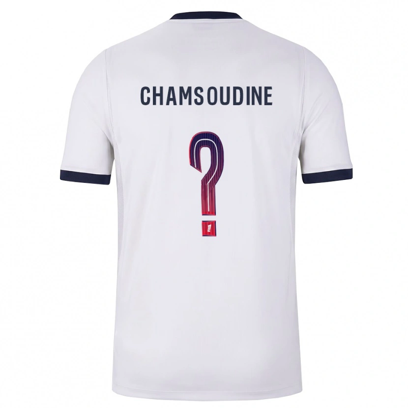 Danxen Femme Maillot Hanna'a Chamsoudine #0 Blanc Noir Rouge Tenues Extérieur 2026/27 T-Shirt