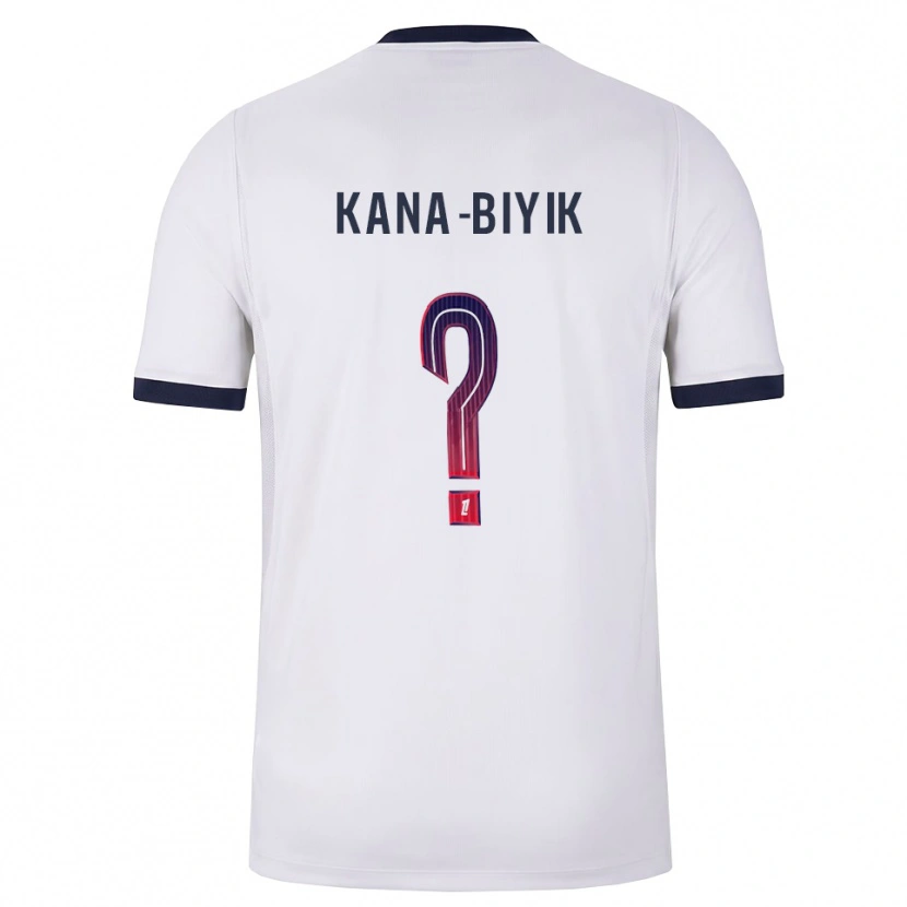 Danxen Femme Maillot Lorenzo Kana-Biyik #0 Blanc Noir Rouge Tenues Extérieur 2026/27 T-Shirt