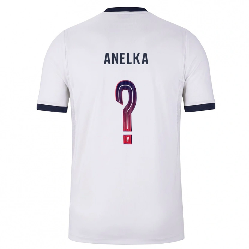 Danxen Femme Maillot Kaïs Anelka #0 Blanc Noir Rouge Tenues Extérieur 2026/27 T-Shirt