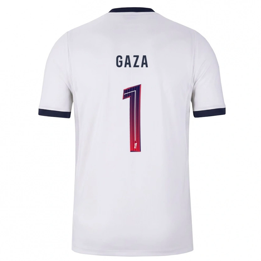 Danxen Femme Maillot Johnny Gaza #1 Blanc Noir Rouge Tenues Extérieur 2026/27 T-Shirt