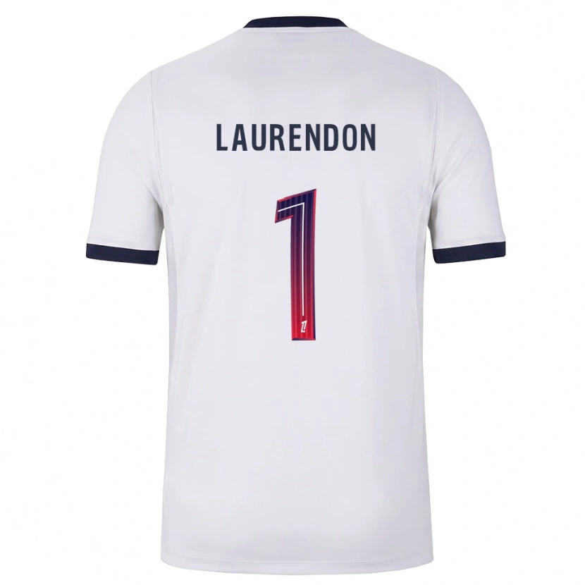 Danxen Femme Maillot Bilal Laurendon #1 Blanc Noir Rouge Tenues Extérieur 2026/27 T-Shirt
