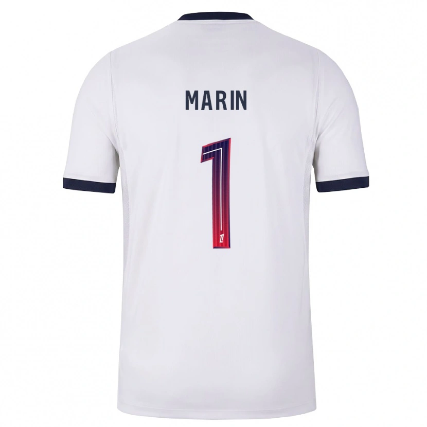 Danxen Femme Maillot Renato Marin #1 Blanc Noir Rouge Tenues Extérieur 2026/27 T-Shirt