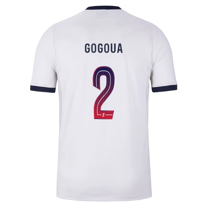 Danxen Femme Maillot Valentin Gogoua #2 Blanc Noir Rouge Tenues Extérieur 2026/27 T-Shirt