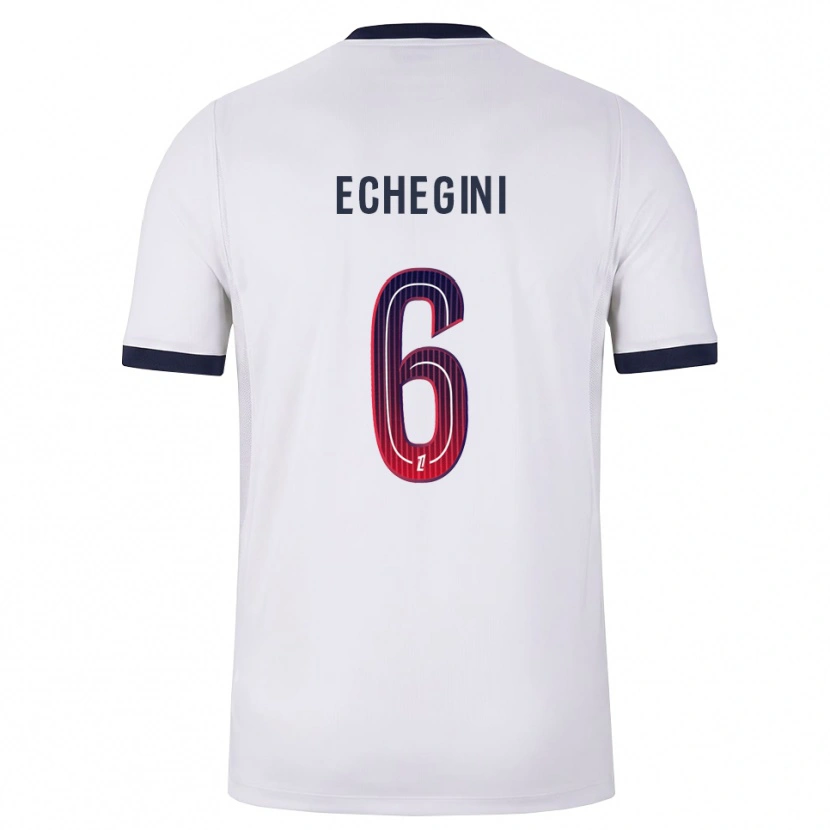 Danxen Femme Maillot Joe Echegini #6 Blanc Noir Rouge Tenues Extérieur 2026/27 T-Shirt