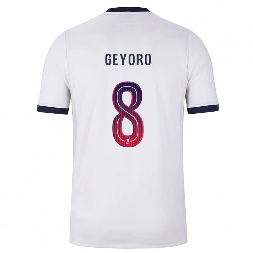 Danxen Femme Maillot Grace Geyoro #8 Blanc Noir Rouge Tenues Extérieur 2026/27 T-Shirt