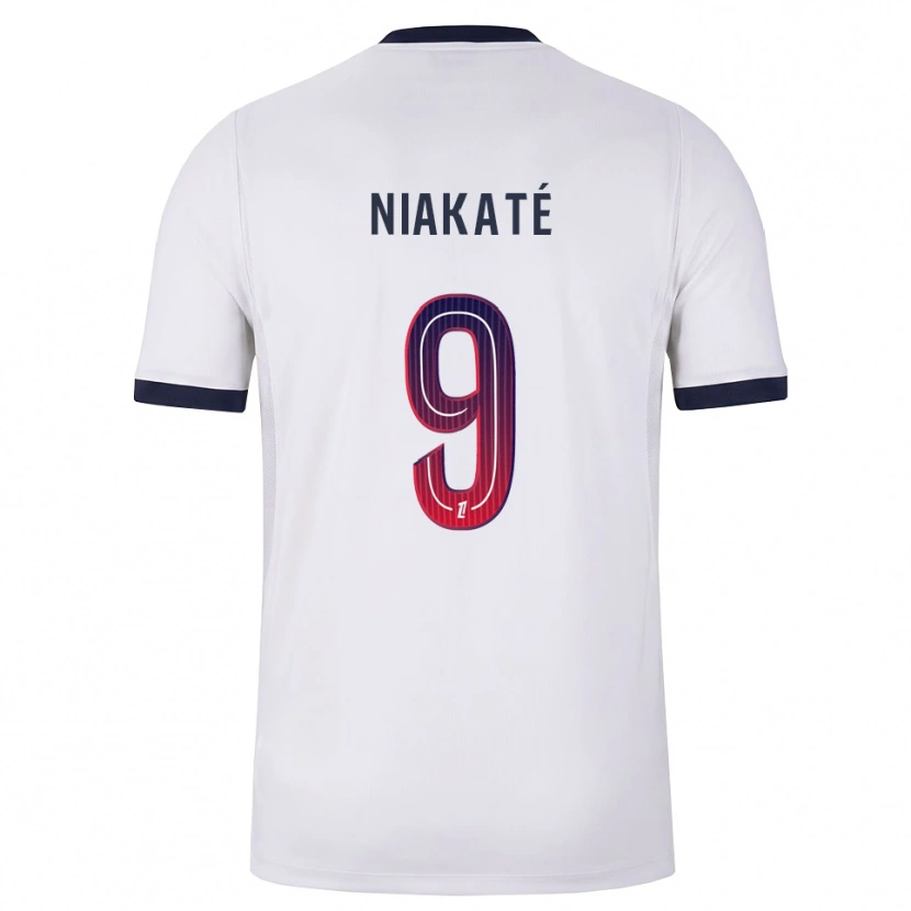 Danxen Femme Maillot Maoula Niakaté #9 Blanc Noir Rouge Tenues Extérieur 2026/27 T-Shirt