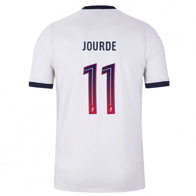 Danxen Femme Maillot Florianne Jourde #11 Blanc Noir Rouge Tenues Extérieur 2026/27 T-Shirt