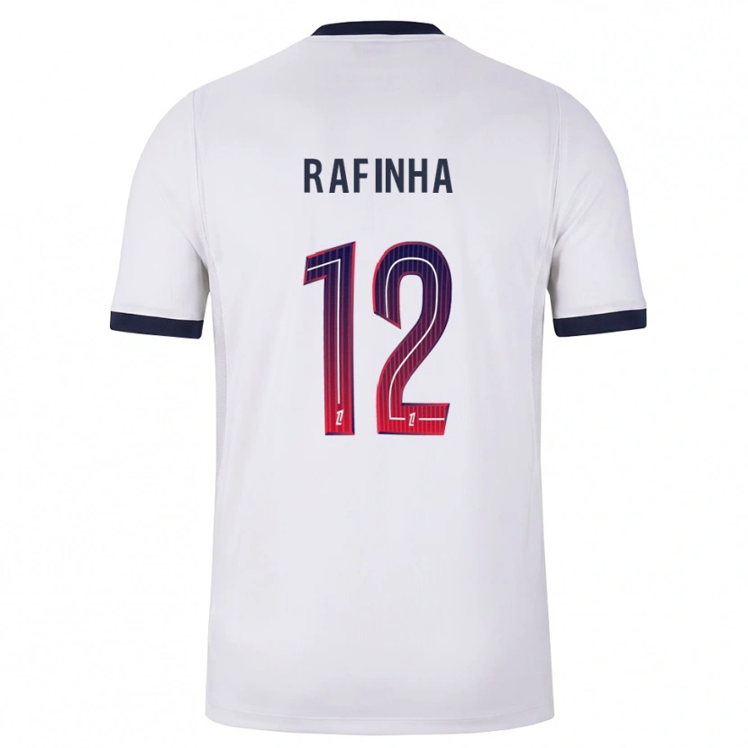Danxen Femme Maillot Rafinha #12 Blanc Noir Rouge Tenues Extérieur 2026/27 T-Shirt