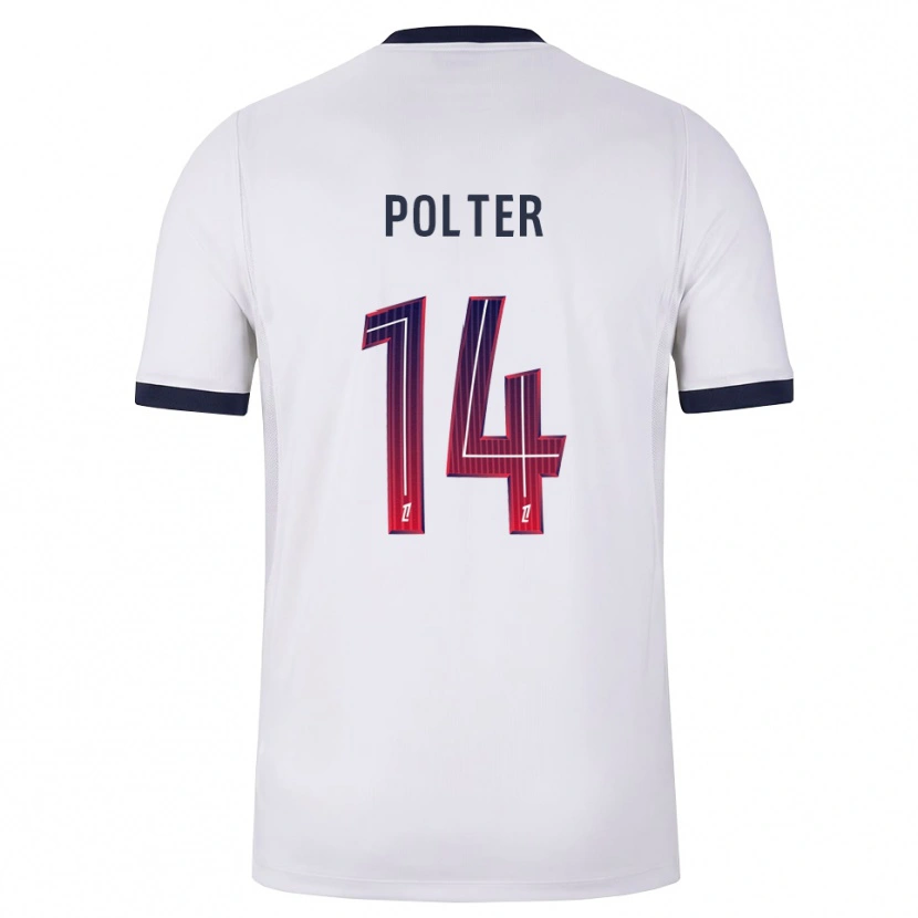 Danxen Femme Maillot Ewan Polter #14 Blanc Noir Rouge Tenues Extérieur 2026/27 T-Shirt