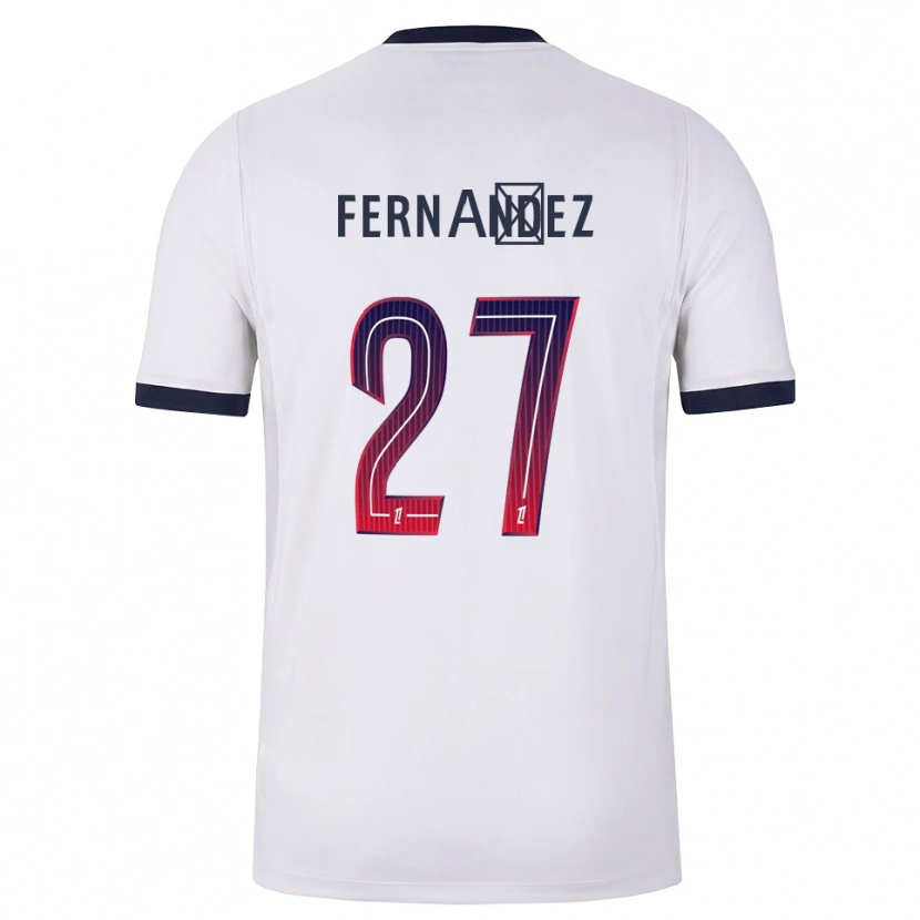 Danxen Femme Maillot Dro Fernández #27 Blanc Noir Rouge Tenues Extérieur 2026/27 T-Shirt