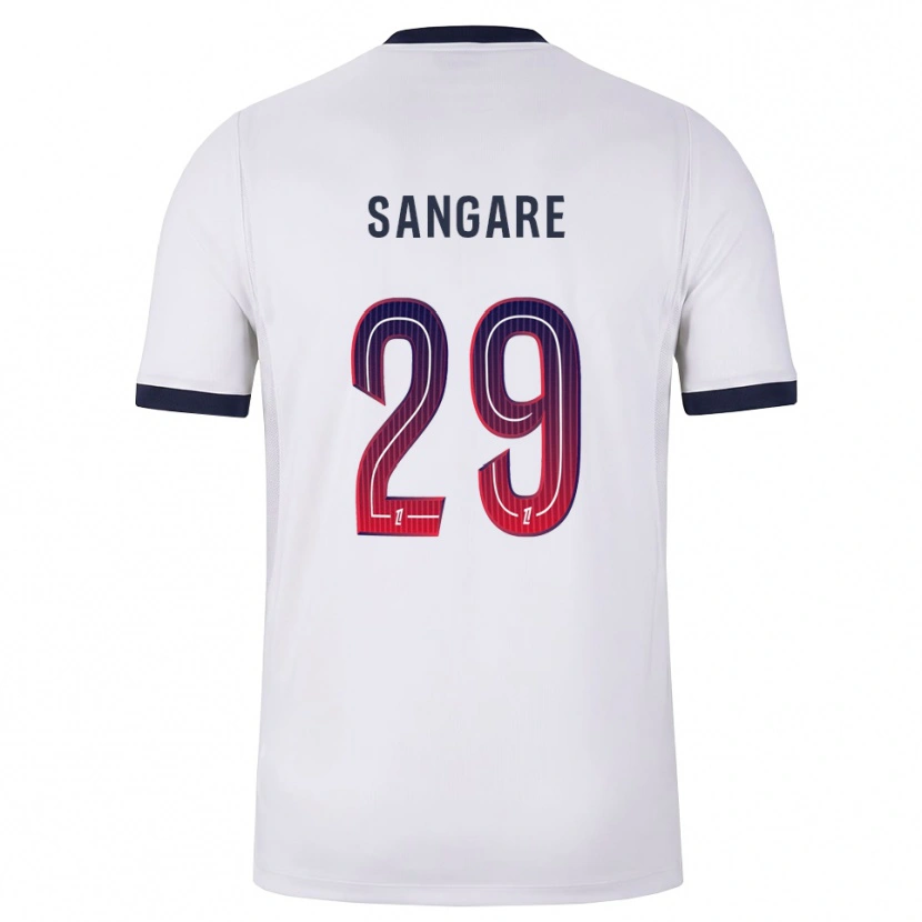 Danxen Femme Maillot Hawa Sangare #29 Blanc Noir Rouge Tenues Extérieur 2026/27 T-Shirt