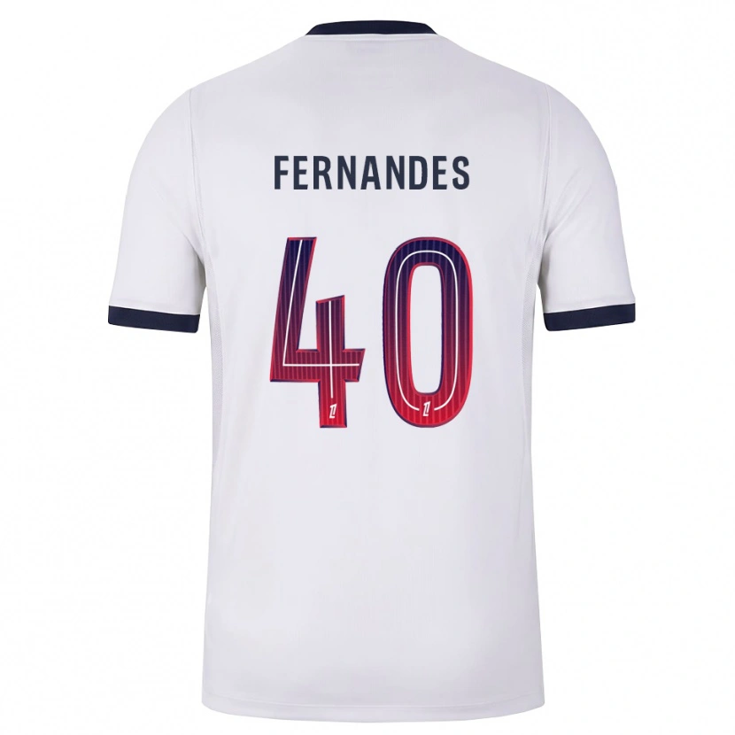 Danxen Femme Maillot Alyssa Fernandes #40 Blanc Noir Rouge Tenues Extérieur 2026/27 T-Shirt