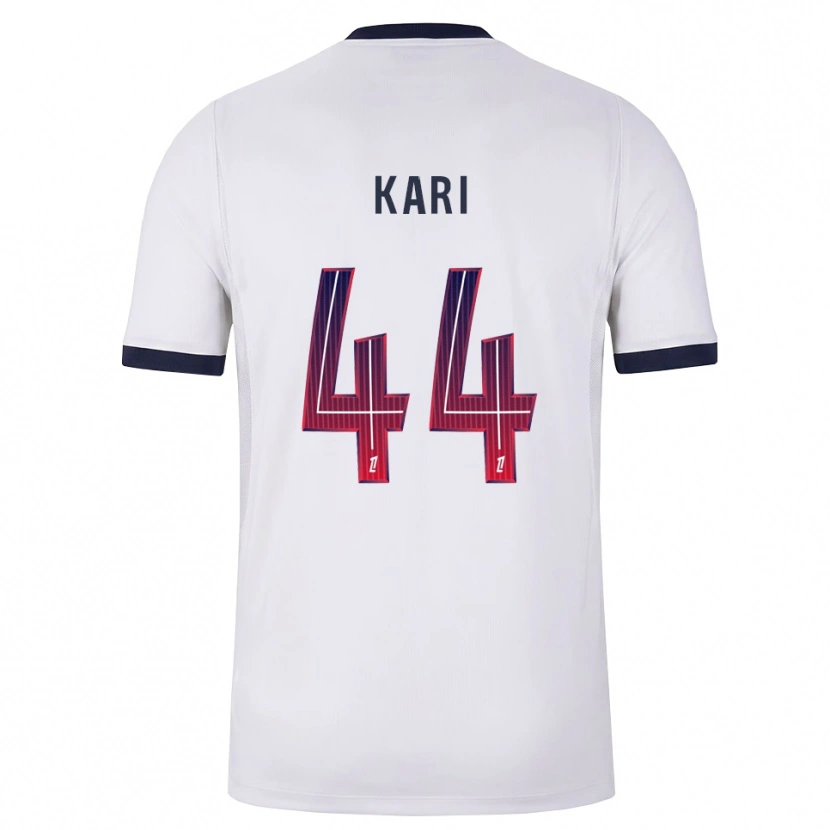 Danxen Femme Maillot Ayman Kari #44 Blanc Noir Rouge Tenues Extérieur 2026/27 T-Shirt