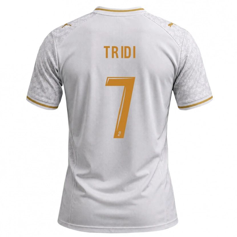 Danxen Femme Maillot Elyes Tridi #7 Blanc Gris Goldenrod Tenues Extérieur 2026/27 T-Shirt
