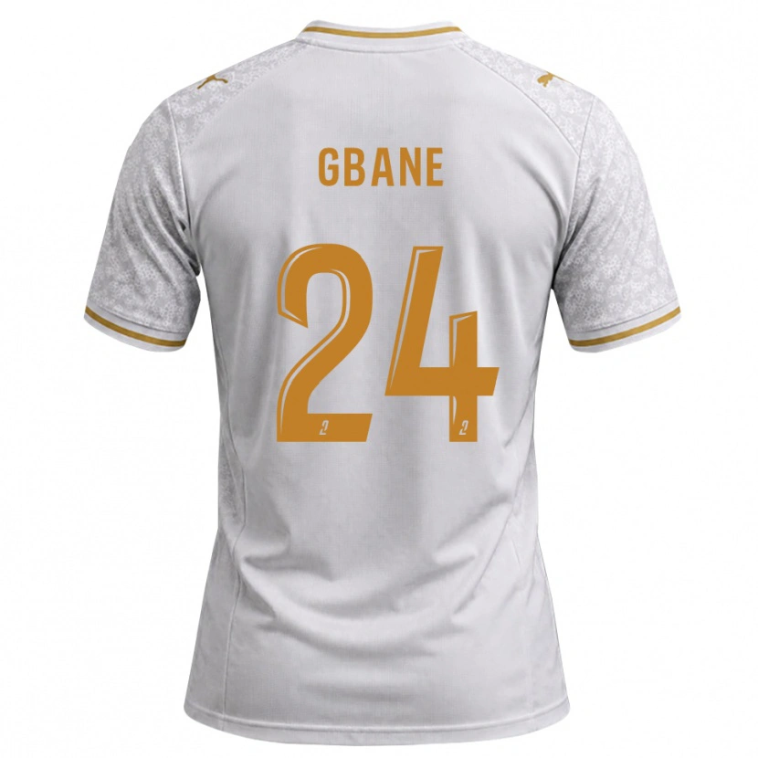 Danxen Femme Maillot Mory Gbane #24 Blanc Gris Goldenrod Tenues Extérieur 2026/27 T-Shirt