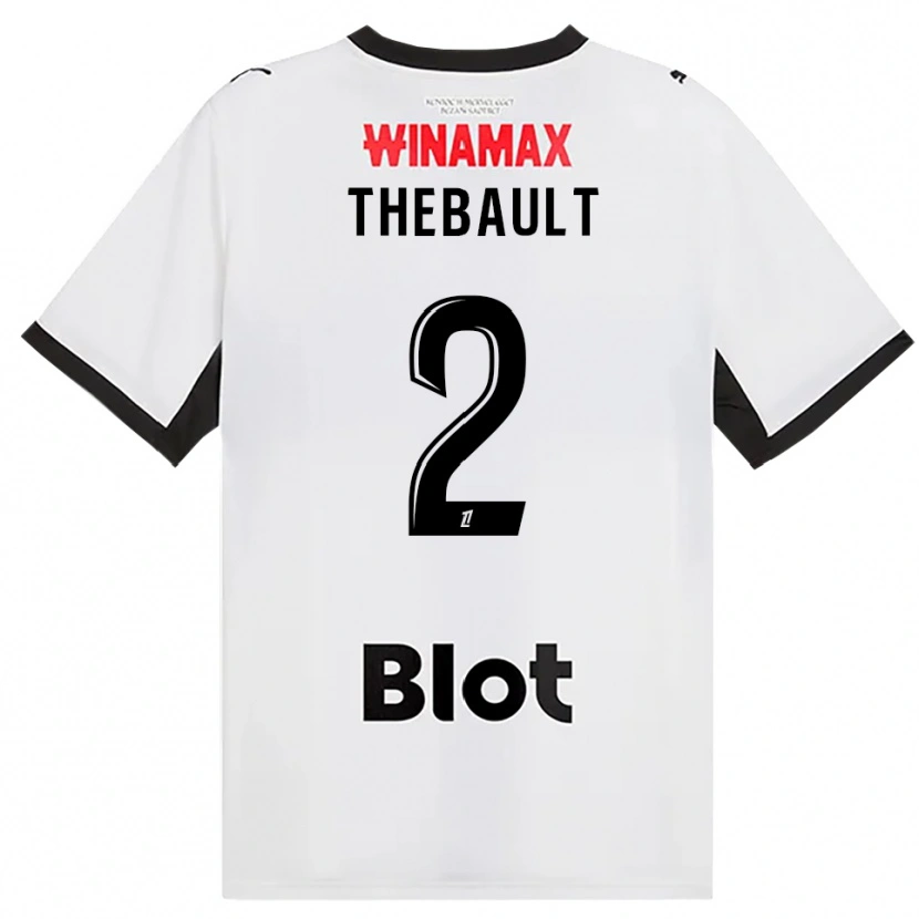 Danxen Femme Maillot Yaël Thébault #2 Noir Blanc Rouge Tenues Extérieur 2026/27 T-Shirt