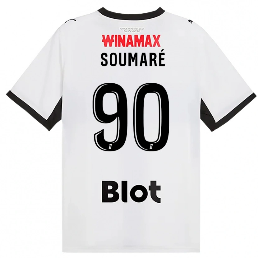 Danxen Femme Maillot Issa Soumaré #90 Noir Blanc Rouge Tenues Extérieur 2026/27 T-Shirt