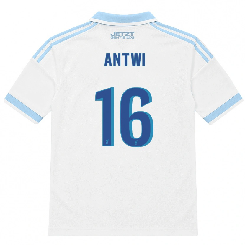 Danxen Femme Maillot Genesis Antwi #16 Bleu Ciel Clair Blanc Rouge Tenues Extérieur 2026/27 T-Shirt