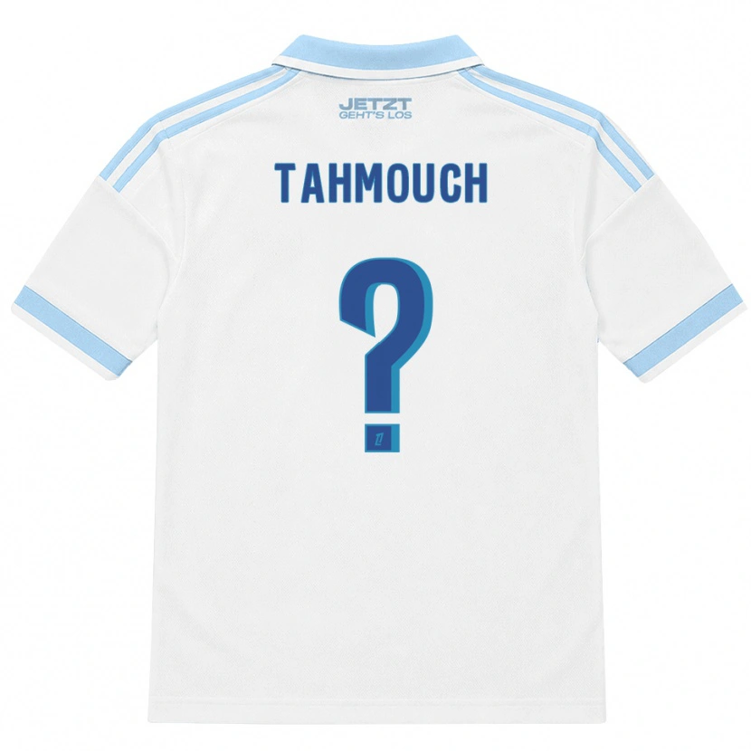 Danxen Femme Maillot Mathieu Tahmouch #0 Bleu Ciel Clair Blanc Rouge Tenues Extérieur 2026/27 T-Shirt