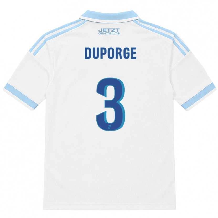 Danxen Femme Maillot Morgane Duporge #3 Bleu Ciel Clair Blanc Rouge Tenues Extérieur 2026/27 T-Shirt