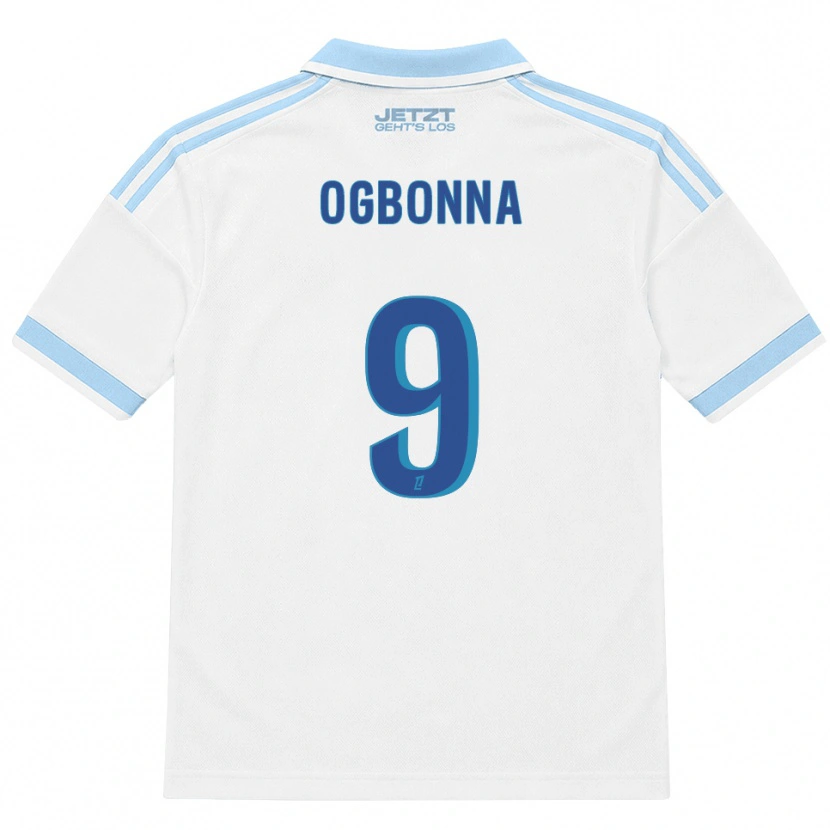 Danxen Femme Maillot Stanley Ogbonna #9 Bleu Ciel Clair Blanc Rouge Tenues Extérieur 2026/27 T-Shirt