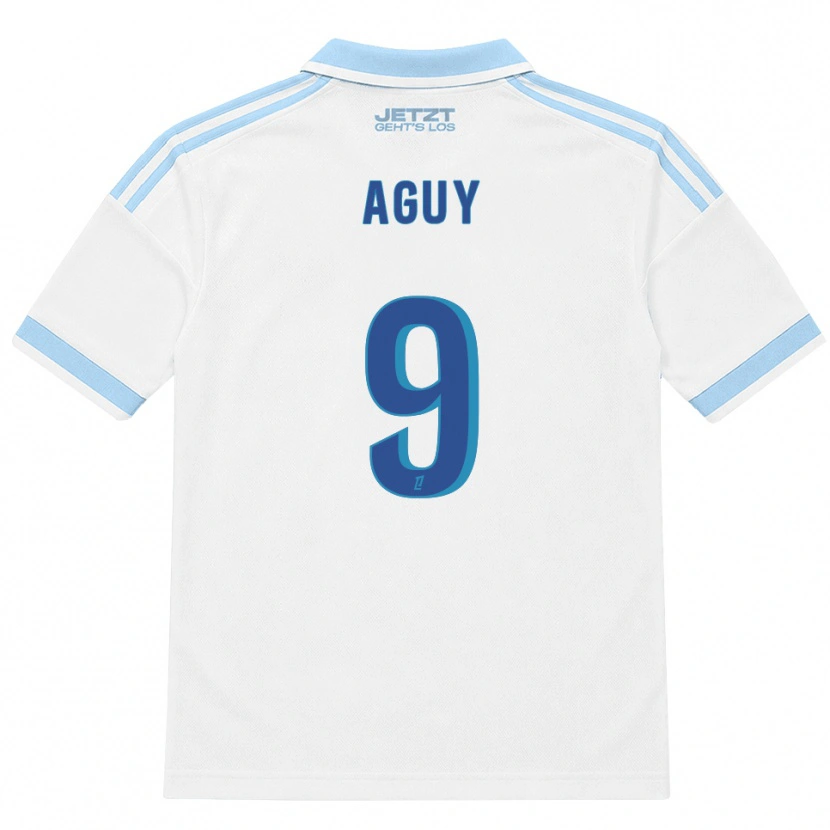 Danxen Femme Maillot David Aguy #9 Bleu Ciel Clair Blanc Rouge Tenues Extérieur 2026/27 T-Shirt