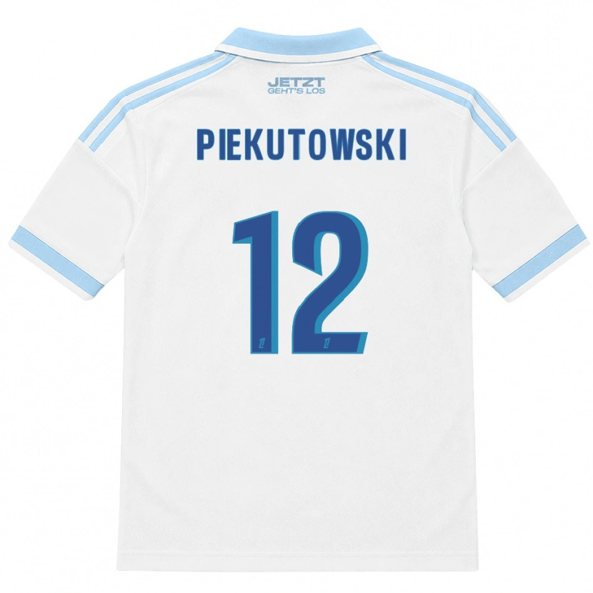 Danxen Femme Maillot Milosz Piekutowski #12 Bleu Ciel Clair Blanc Rouge Tenues Extérieur 2026/27 T-Shirt