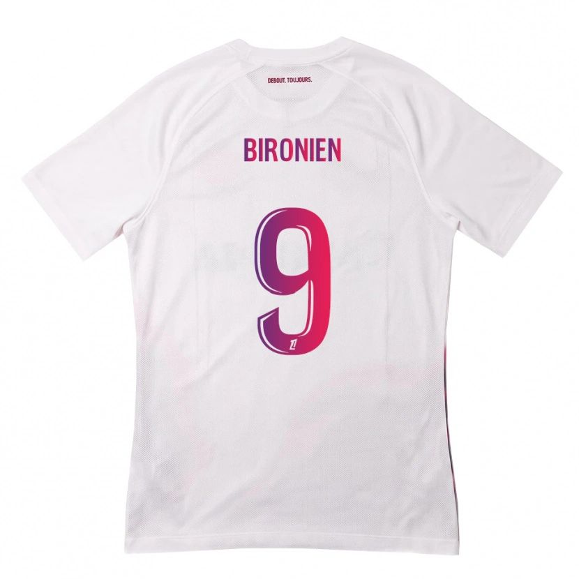 Danxen Femme Maillot Mymithye Bironien #9 Blanc Rose Violet Tenues Extérieur 2026/27 T-Shirt