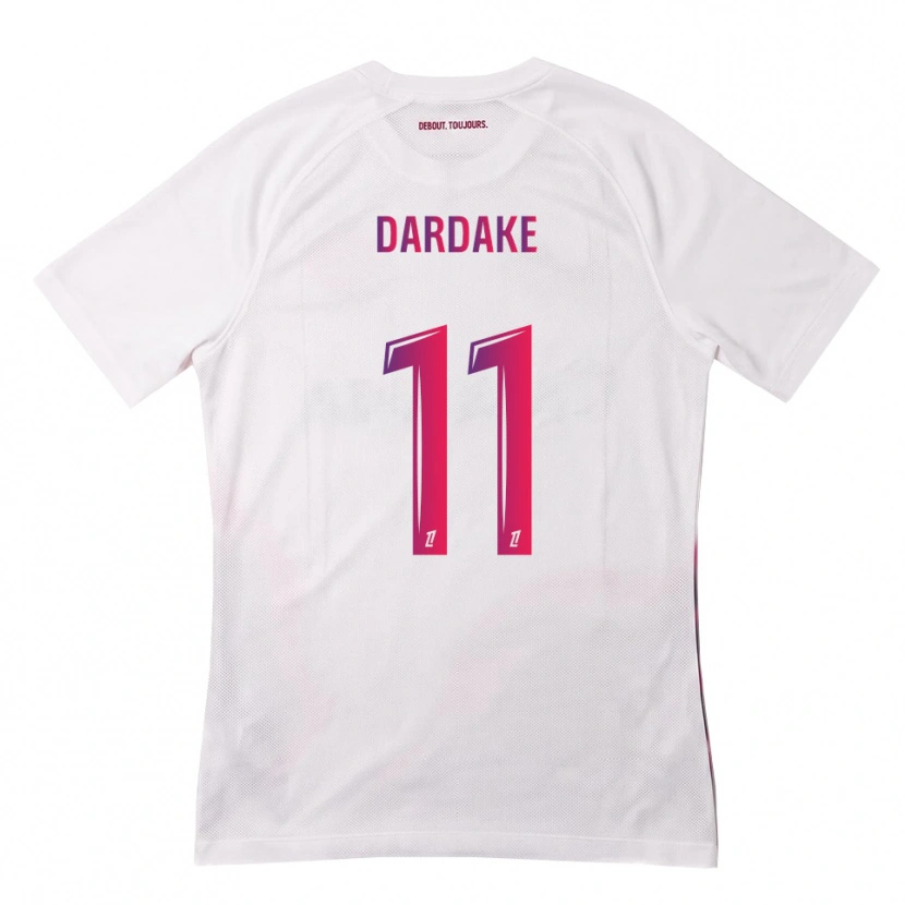 Danxen Femme Maillot Wassim Dardake #11 Blanc Rose Violet Tenues Extérieur 2026/27 T-Shirt