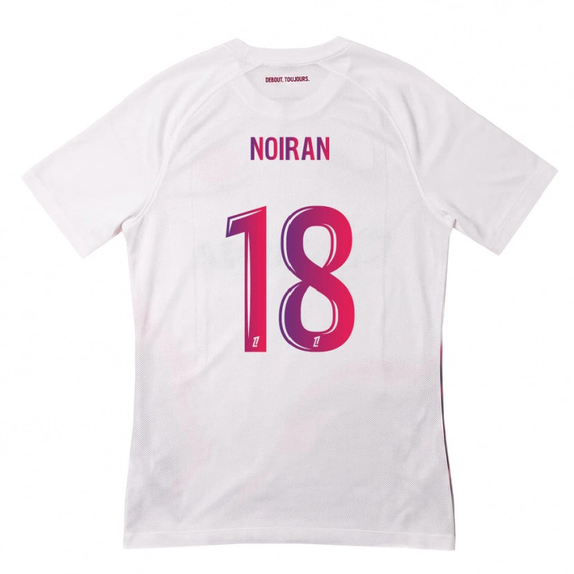Danxen Femme Maillot Clara Noiran #18 Blanc Rose Violet Tenues Extérieur 2026/27 T-Shirt