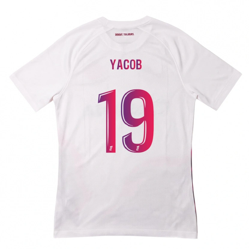 Danxen Femme Maillot Ilana Yacob #19 Blanc Rose Violet Tenues Extérieur 2026/27 T-Shirt