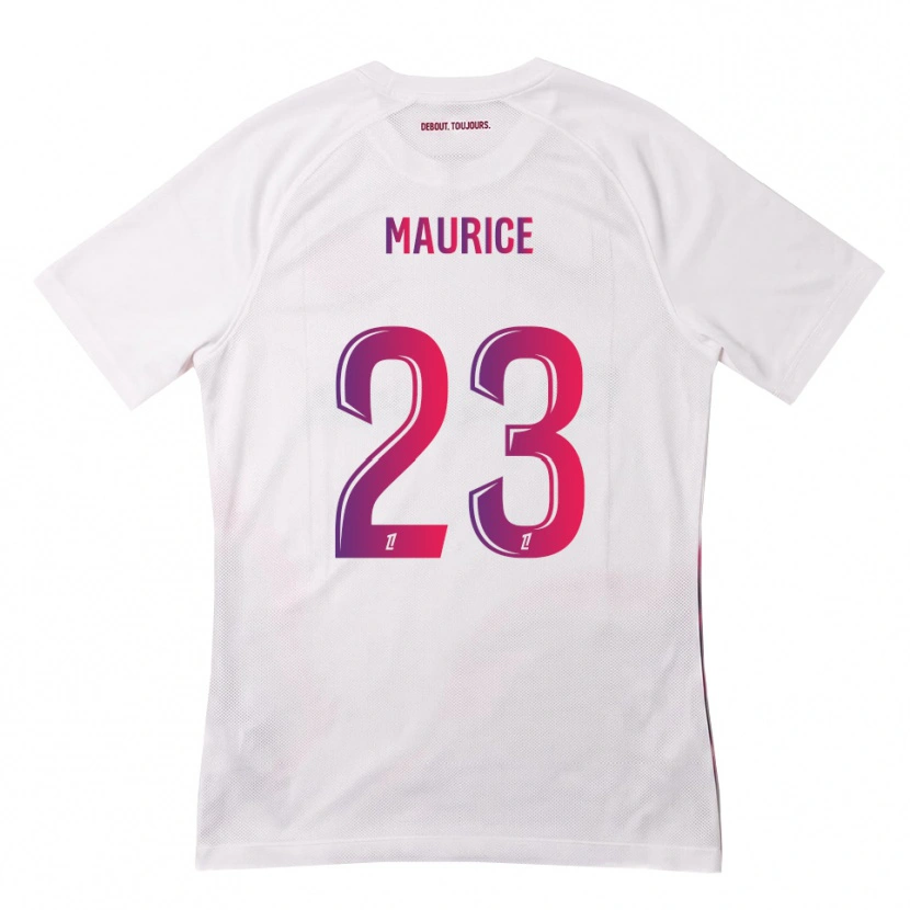 Danxen Femme Maillot Sandra Maurice #23 Blanc Rose Violet Tenues Extérieur 2026/27 T-Shirt